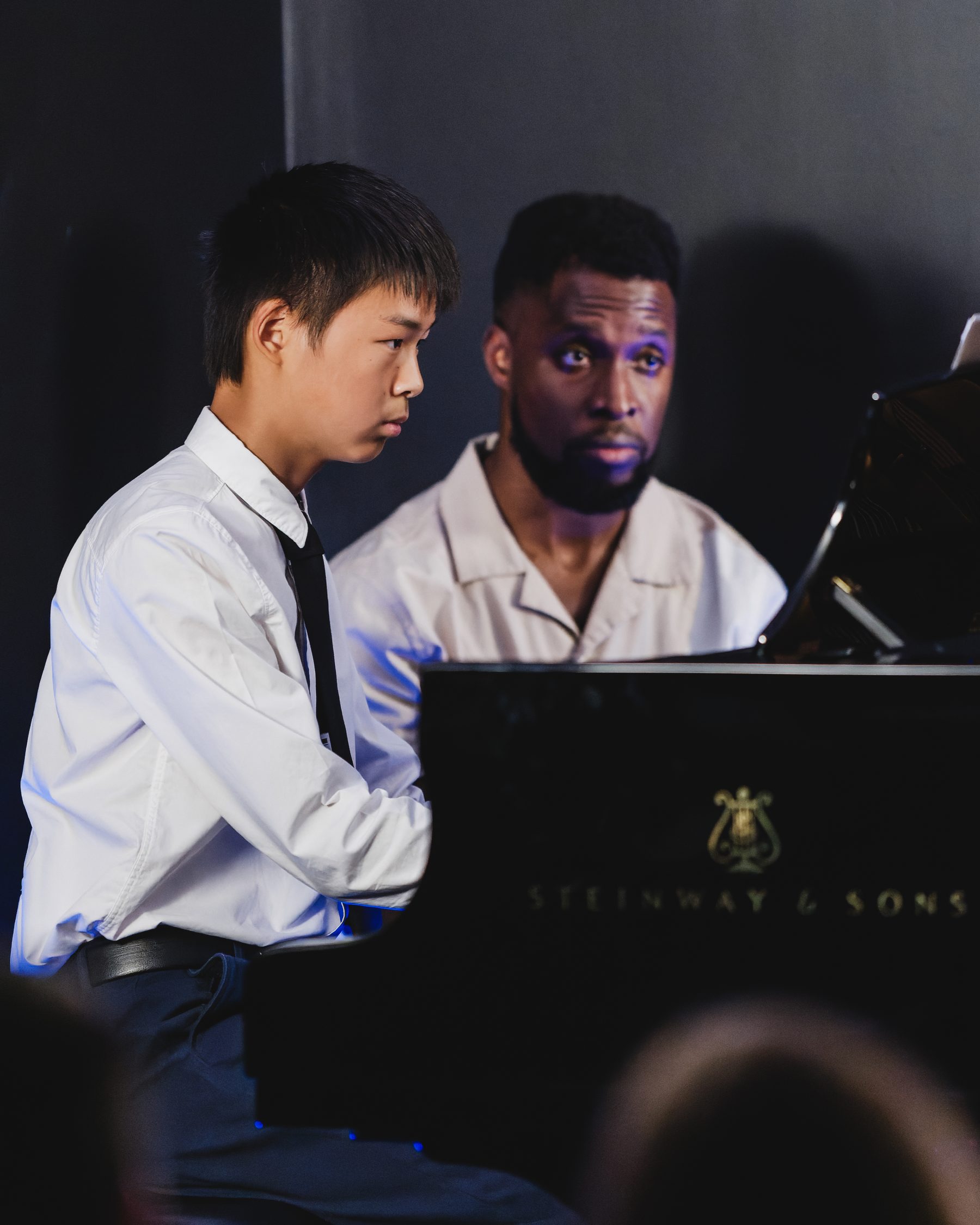 Piano lesson in progress at The Piano Place Ottawa